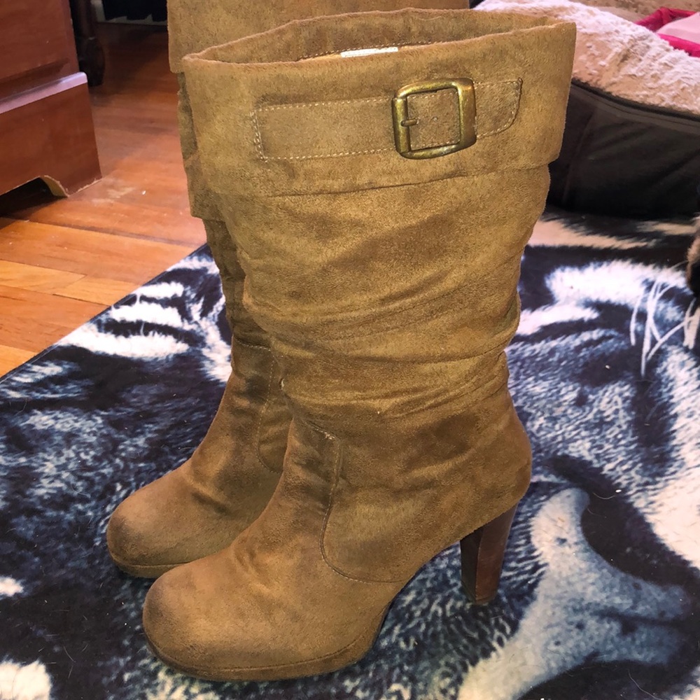 Sketchers slouchy heeled boots